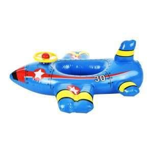 Airplane Shaped Inflatable Swimming Ring for Kids