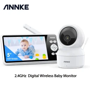Babysitter Surveillance Security Camera, 1080p 5 inch HD Video Baby