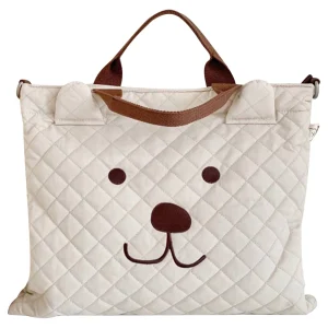 Women’s padded shoulder bag Diamond Lattice with multifunctional for newborn, diaper organizer